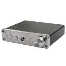 FX Audio D302PRO HIFI Amplifier Headphone AMP USB Coax Optic AUX Input 20Wx2 Support 24Bit 192KHz with Power Supply Silver