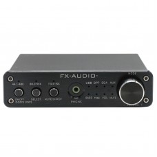 FX Audio D302PRO HIFI Amplifier Headphone AMP USB Coax Optic AUX Input 20Wx2 Support 24Bit 192KHz with Power Supply Black