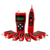 NF388 Network LAN Phone Cable Tester Tracker Tracer Ethernet Wire Test with 8 Far End Test Jacks
