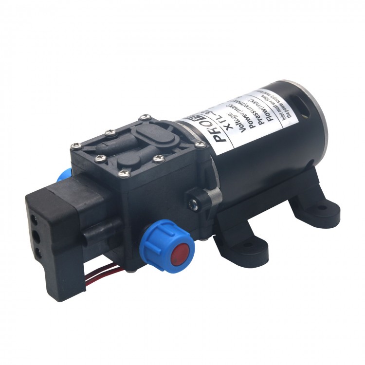 Water Pump DC 12V 100W 8Lpm Diaphragm High Pressure for Wash Car Boat ...