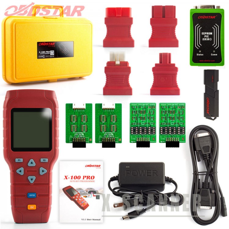 Obdstar X 100 Pro Programmer Cde Type For Immobilizeodometer