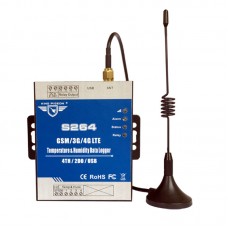 S264 GSM SMS GPRS Remote Control SMS 2G Temperature Humidity Monitoring Data Logger Alarm System