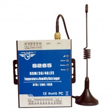 S265 GSM SMS GPRS Remote Control SMS 2G Temperature Humidity Monitoring Data Logger Alarm System