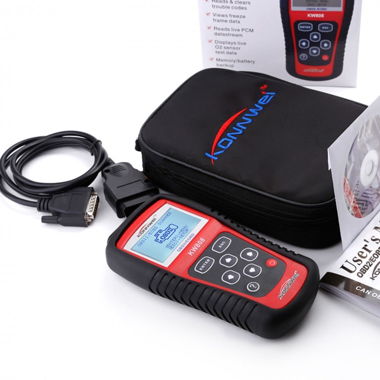 MaxiScan MS509 KW808 OBD2 OBDII EOBD Scanner Car Code Reader Tester ...