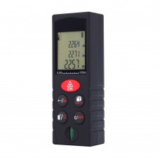 KXL-D100 Digital Laser Distance Meter 100m Range Finder Level Ruler Area Volume Measure Bubble