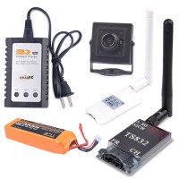 600MW TS832 Image Transmitter + USV Receiver + FPV Camera + 3S Power Battery + B3 charger