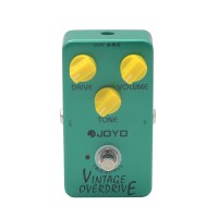 JOYO JF-01 Vintage Overdrive Electric Guitar Effect Pedal True Bypass Dynamic Compression