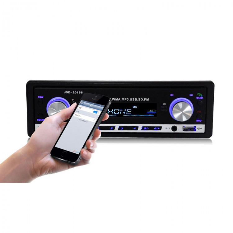 Car Audio MP3 Player 12V 24V Support SD Card Bluetooth Radio JSD-20158 ...