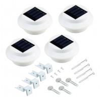 3 LED Solar Energy Saving Light for Outdoor Garden Landscape Yard Roof Backyard 4PCS