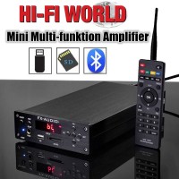 HiFi Integrated Amplifier Bluetooth 4.0 Digital Amp U-disk SD Card Headphone USB