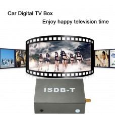 ISDB-T DVD Digital TV Receiver Car Mobile Set Top Box with Dual Antennas 12V