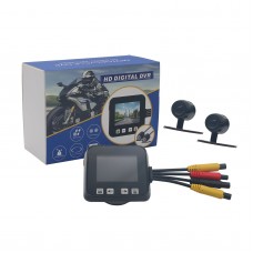 C6 Motorcycle Car Digital DVR Recorder Sports Video 2.0"Touch 720P Seal Double Cameras 