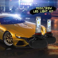 HB4 9006 Led Front Car Bulbs SUV Headlight Kits 2WD/4WD Head Lamps 50W 8000lm 6500K White CSP Chips