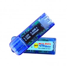 USB 3.0L White OLED Detector USB Voltmeter Ammeter Power Capacity Tester 3.7V-13V