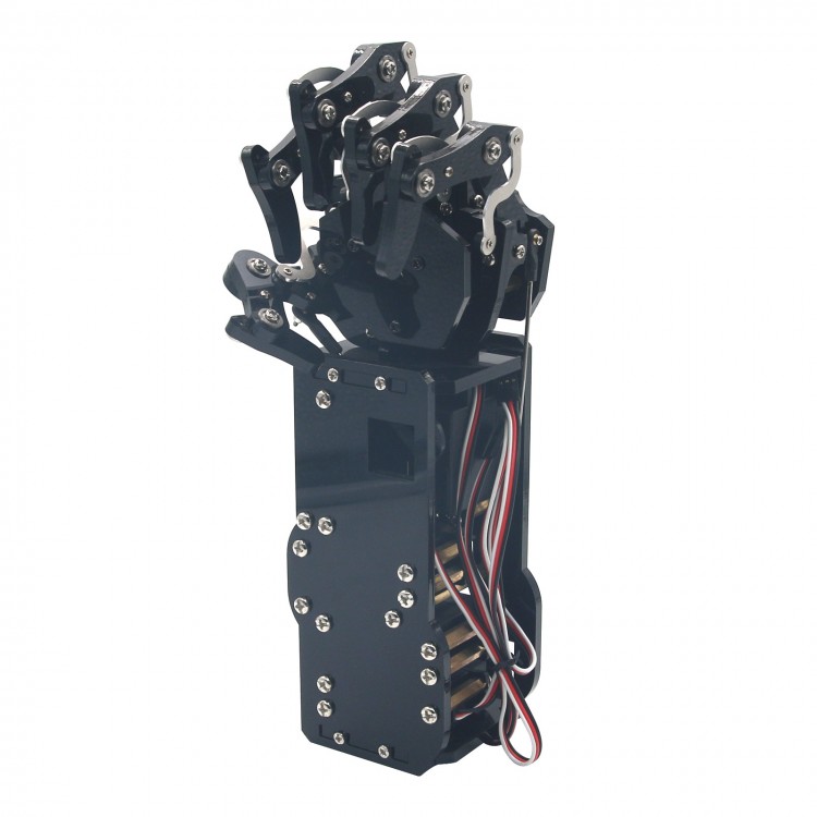 Robot Mechanical Arm Claw Humanoid Left Hand Five Fingers with Servos ...