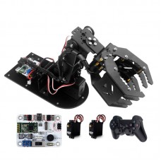 4DOF Robot Servos Mechanical Arm with 6-channel Control Board and PS2 Handle