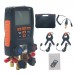 Refrigeration Digital Manifold Kit Bluetooth/App for Testo 557 0563 1557 with 2PCS Clamp Probes 