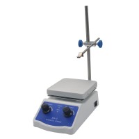 2000ml Hot Plate Magnetic Stirrer Dual Control +1 inch Stir Bar for Laboratory Use