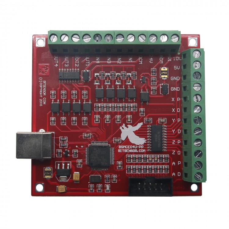 usb cnc controller mach3 4 axis 100khz interface board mk1