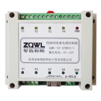 ZQWL-IO-1CNRC4-I 4-channel Network Relay Control Board RS485/Modbus TCP/RTU Isolation 