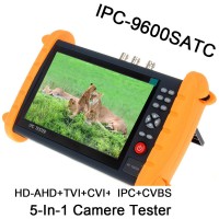 IPC9600SATC 7"Touch Screen Onvif IP HD-AHD/TVI/CVI Analog CCTV Camera Tester