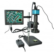 14MP 180X HDMI USB Digital Industry Microscope Set Camera Zoom Lens