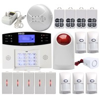 CS85-FE GSM-LCD 433 Wireless Home Security House Anti Theft Alarm Smart Voice   