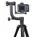 Panoramic 360 Degree Gimbal Tripod Head 1/4" 3/8" Screw for Nikon Canon DSLR Camera Telephoto Lens 