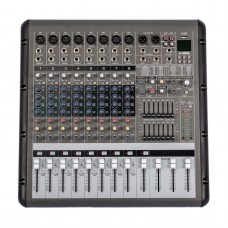 PMR860 8 Channel MIC/LINE Professional Powered Stage Mixer Power Mixing Amplifier Amp