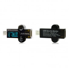5 Bit Fever Version USB Security Tester Capacity Detector Current Voltage Tester OLED Charger  