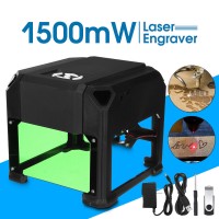 1500mW USB Laser Engraver Printer Cutter Carver DIY Logo Mark Engraving Machine