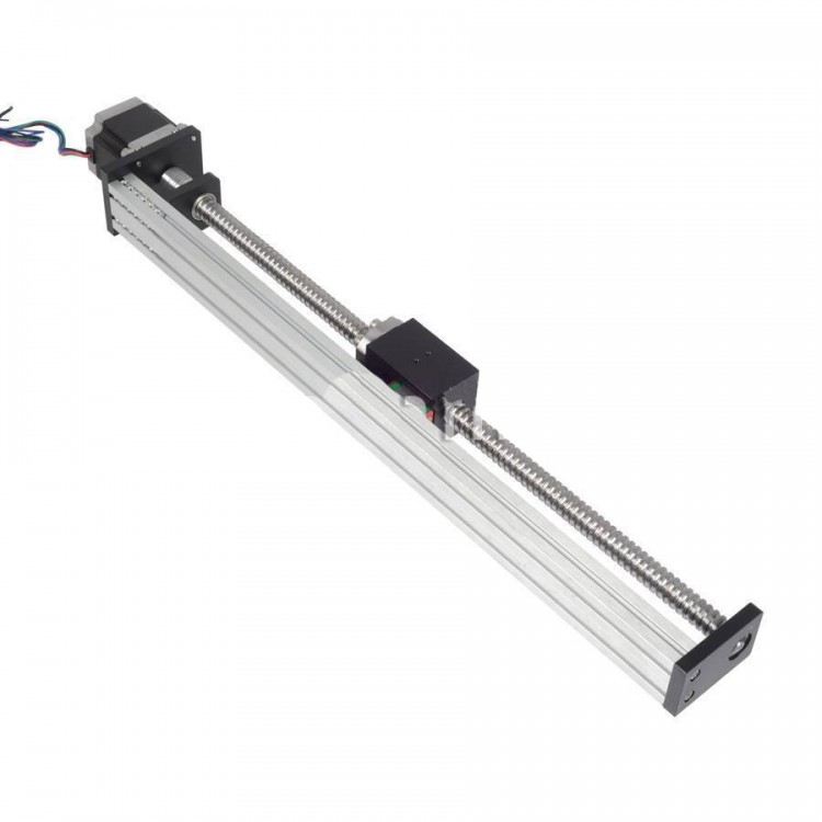 Threaded Rod Linear Guide Rail with Motor and Ball Screw ...