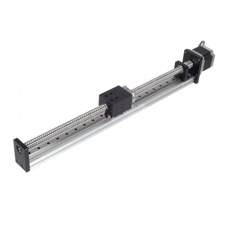 Threaded Rod Linear Guide Rail with Motor and Ball Screw for CNC Linear