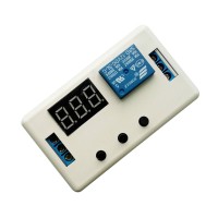 Digital LED Display Time Delay Relay Module Board DC 12V Control Timer Switch Trigger Cycle Module With Case