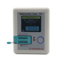 Multi-function Tester TC1 LCR TFT Colour Backlight Transistor Test Hooks