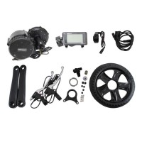  Bafang BBS02 48V 750W Mid-Drive Motor E-Bike Conversion Kits With Integrated Controller & C961 LCD Panel