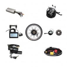 Powerful Brushless Gearless Hub Motor 48V 1000W Rear Wheel Electric Bike DIY Conversion Kits with LCD3 Display 