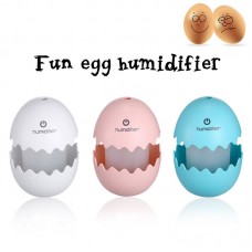 DC 5V 1.5W Egg Humidifier USB Egg Ultrasonic Humidifier Portable LED Light 