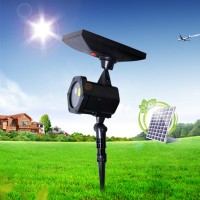Solar Power LED Laser Projector Lawn Outdoor Removing Stage Light Lamp Outdoor Decor