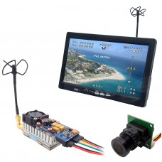 5.8GHz FPV System Camera Monitor 1000mW 1W Video Transmitter Quadcopter Drone 