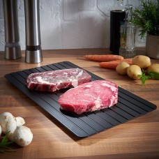 Magic Fast Metal Thawing Plate Defrosting Tray Defrost Meat for Cooking