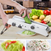 Multi-function Vegatable Slicer Adjustable Stainless Steel Cutter Blades Carrot Potato Grater