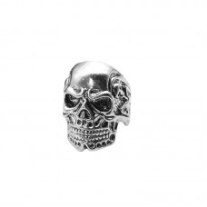 Men's Vintage Punk Gothic Skull Heads Ring Biker Band Rock Rings Jewelry