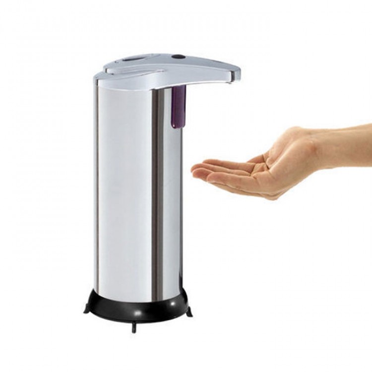 Touchless Stainless Steel Handsfree Automatic Ir Sensor Soap Liquid Dispenser Free Shipping 2432