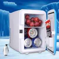 12V Car Small Refrigerator Mini Fridge Cooler/Warmer Mini Compact 4L Fridge
