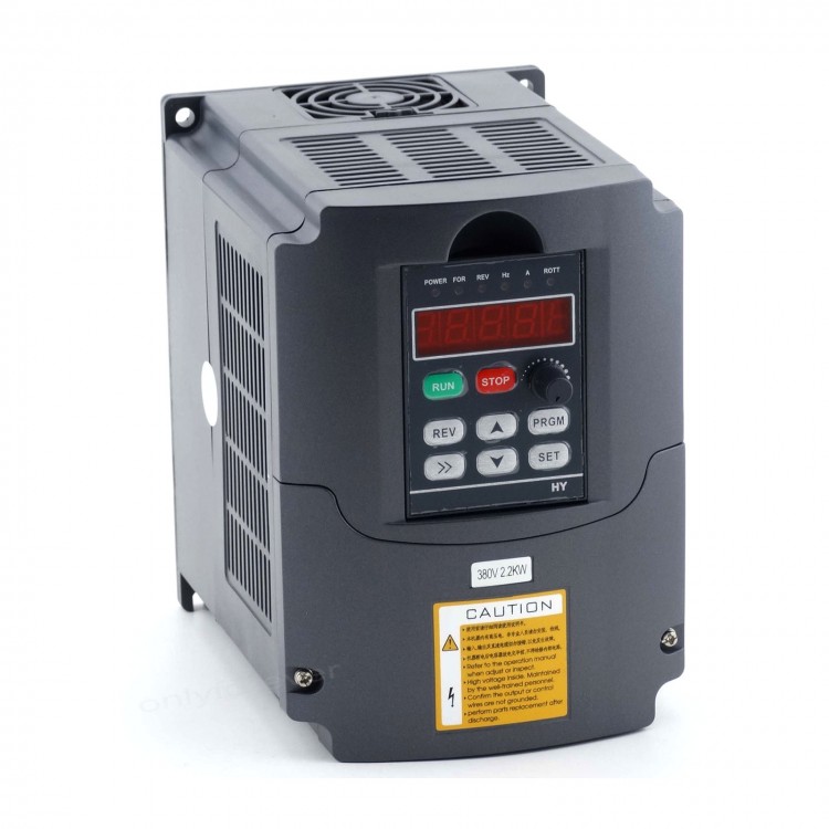 HY 2.2KW 380V Variable Frequency Drive 3HP VFD Inverter 3 Phase - Free ...