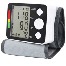 Digital Electronic Wrist Blood Pressure Monitor Sphygmomanometer Health Care