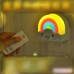 Cute 3D Rainbow Cloud LED Night Light Intelligent Sound Light Control Wall Lamp