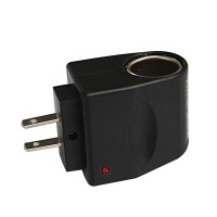 Wall Power 220V AC to 12V DC Car Charger Cigarette Lighter Socket Adapter