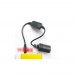 USB Port Male To 12V 5V 2A Car Cigarette Converter Power Adapter Cord Lighter Socket